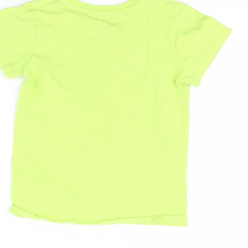 Urban Debt Boys Green Basic T-Shirt Size 6 Years - Dinosaur
