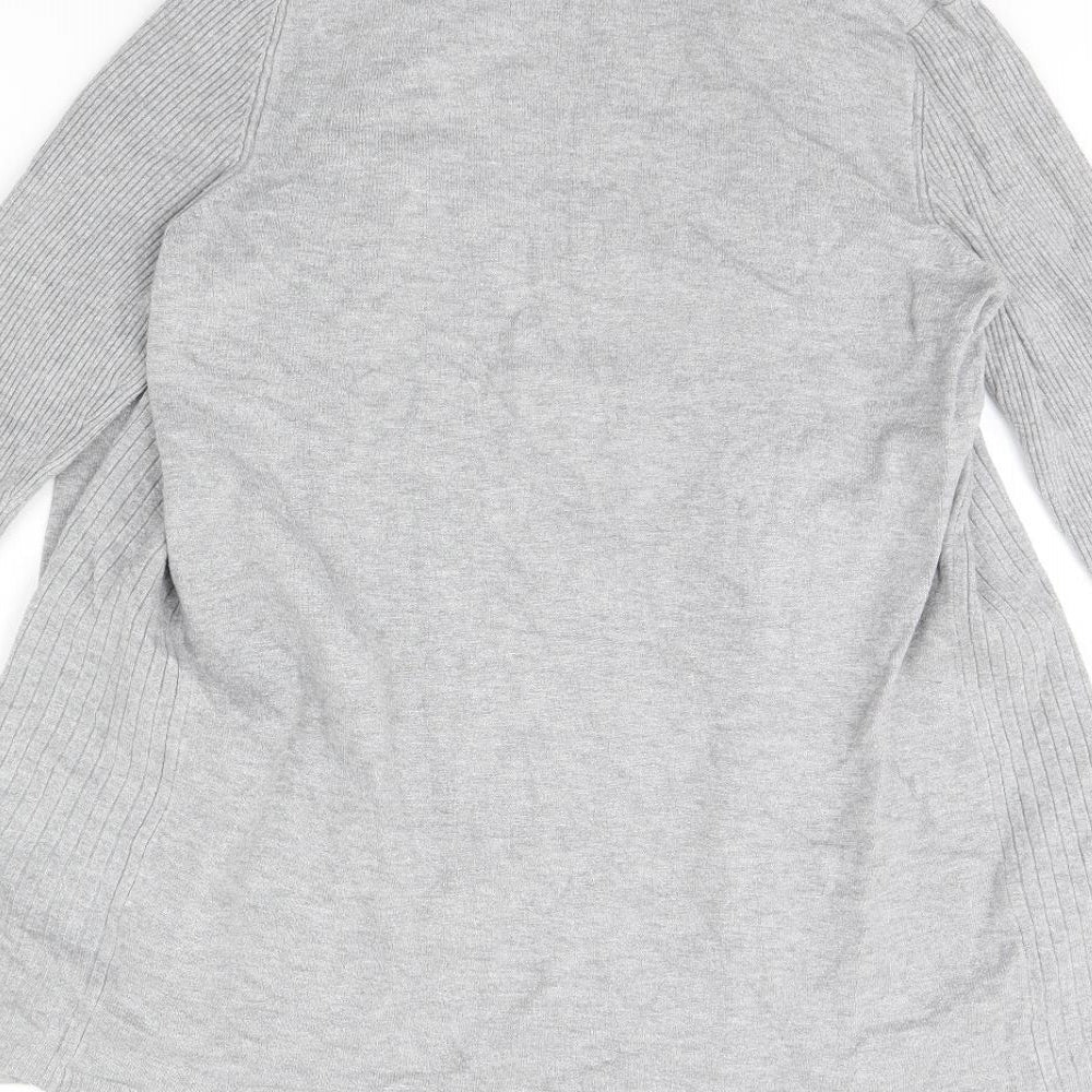 Bonmarché Womens Grey Cardigan Jumper Size M