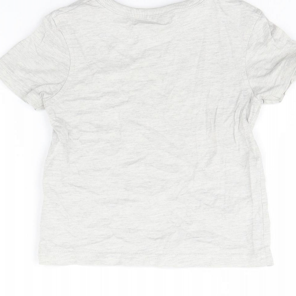 George Baby Grey Basic T-Shirt Size 12 Months