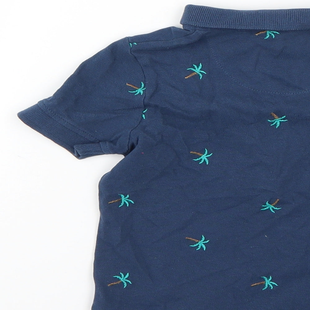 TU Baby Blue Basic Polo Size 12-18 Months