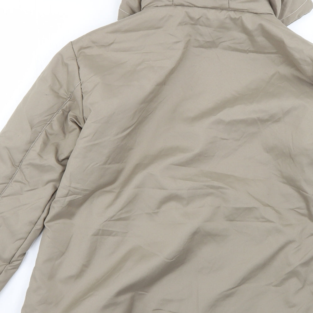 anne de lacays Womens Beige Rain Coat Coat Size S