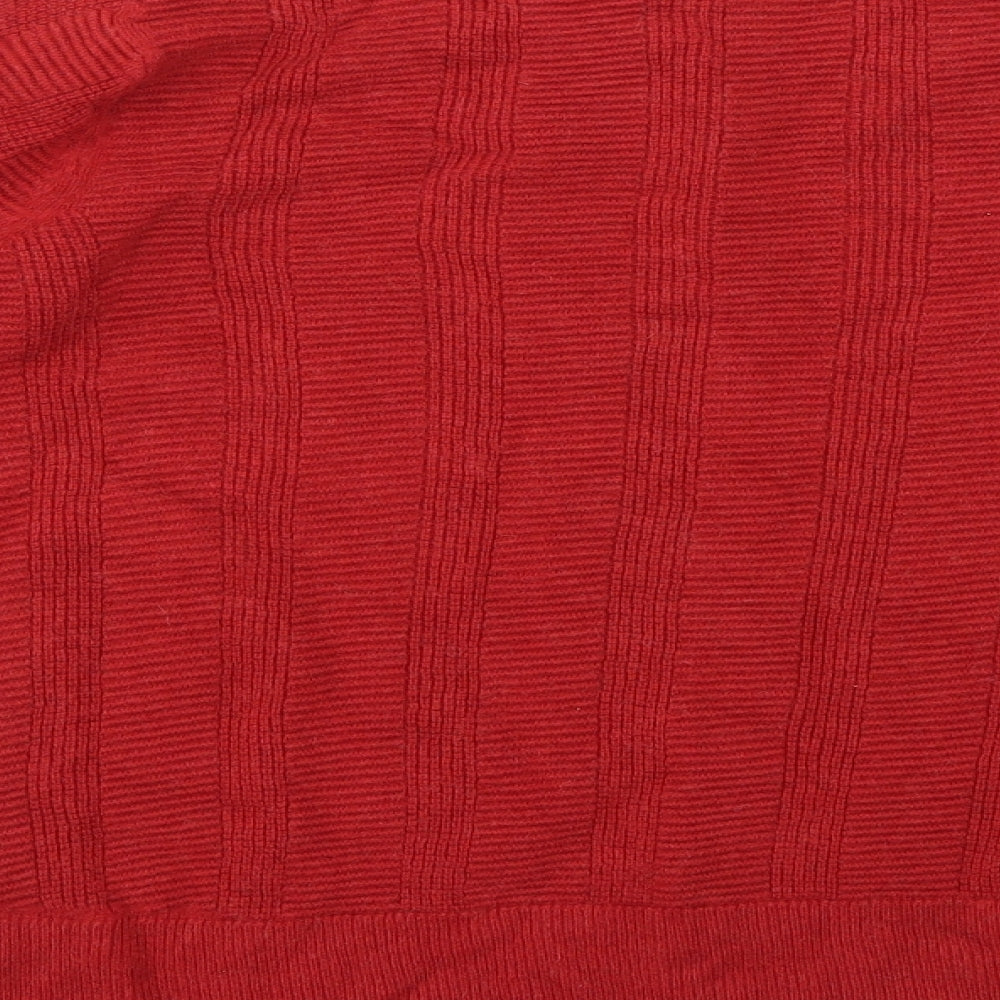 Marks & Spencer Womens Orange Pullover Jumper Size 12
