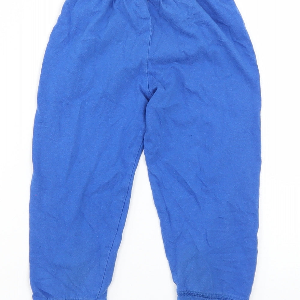 hey duggie Boys Blue Solid Pyjama Pants Size 2-3 Years