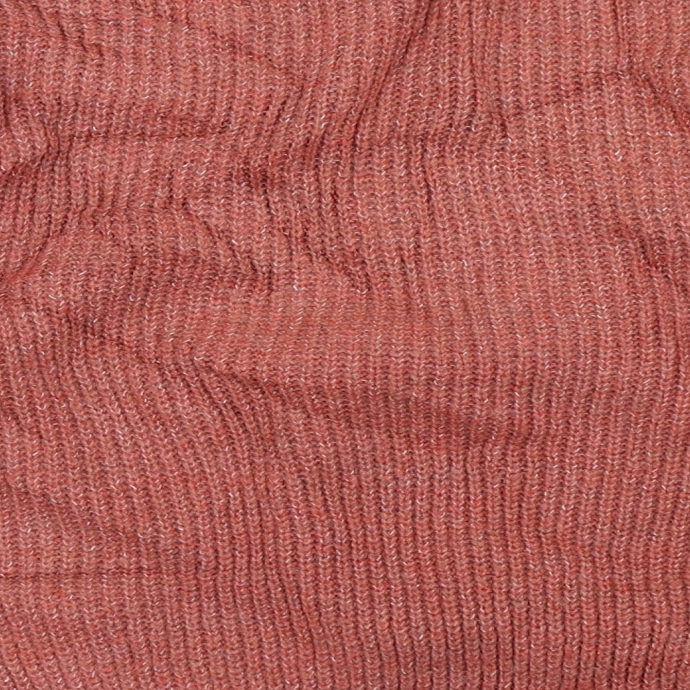 NEXT Womens Brown Knit Pullover Jumper Size L