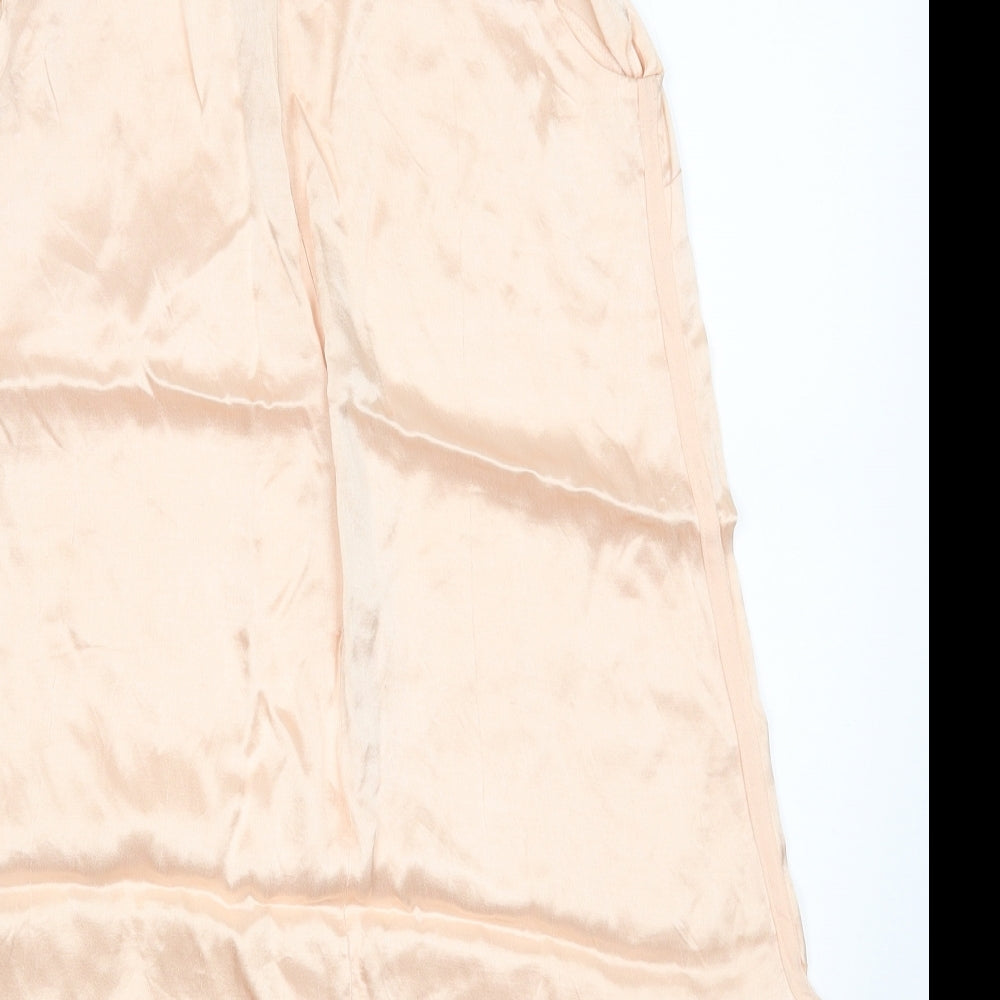 Topshop Womens Gold Basic Tank Size 10