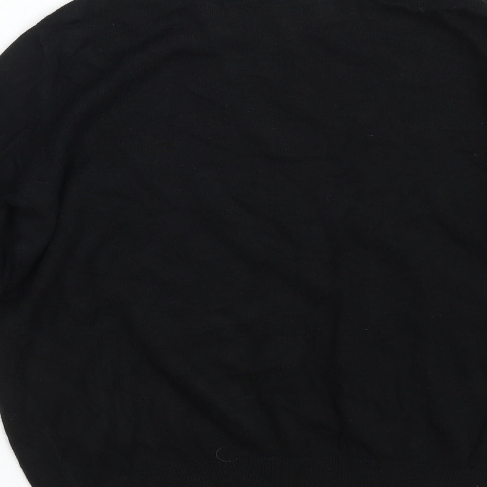 ASOS Womens Black Knit Pullover Jumper Size 8