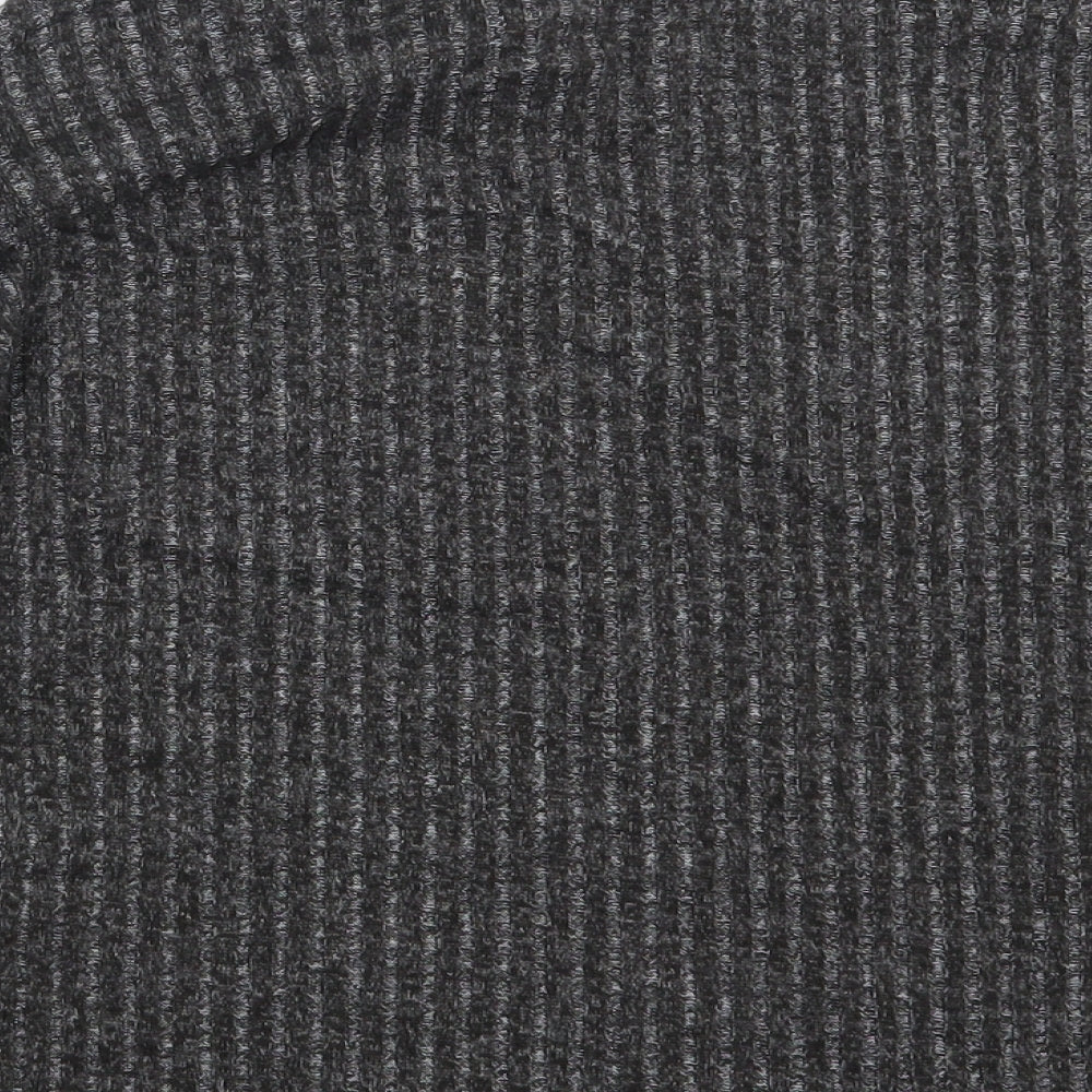 Primark Womens Grey Knit Pullover Sweatshirt Size 4