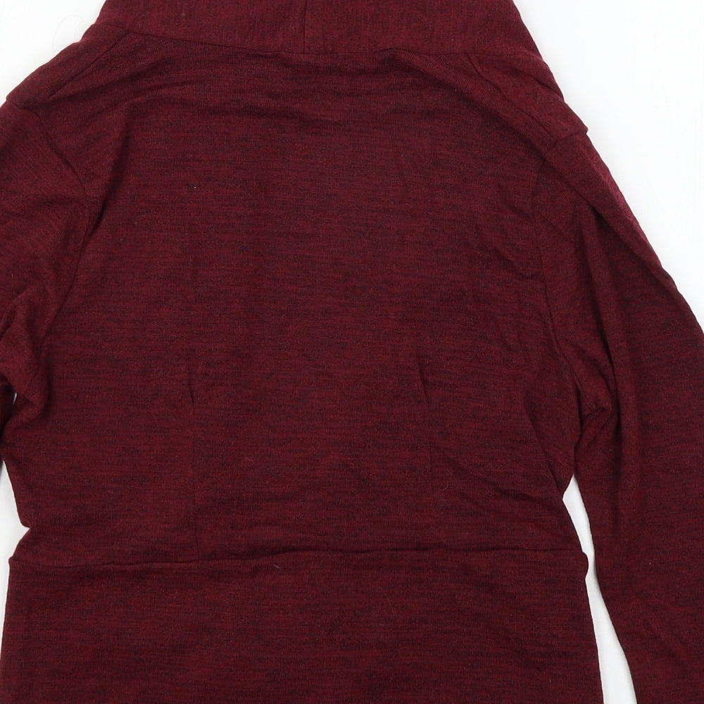 Simply Stock Shop Womens Purple Knit Cardigan Jumper Size S