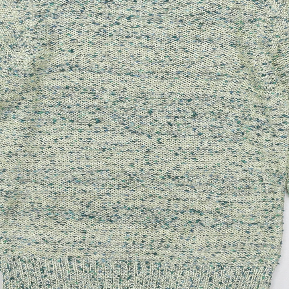 Uta Raasch Womens Green Knit Pullover Jumper Size 10