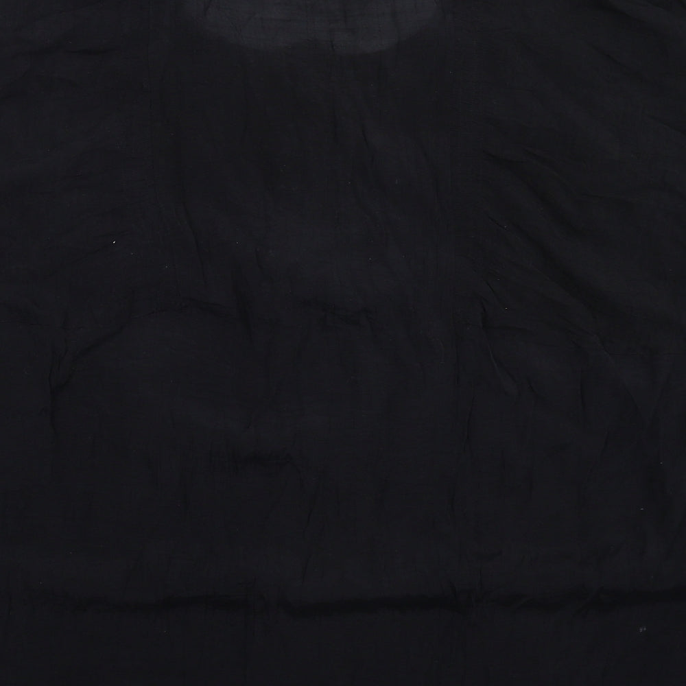 Zay Womens Black Shirt Dress Size L