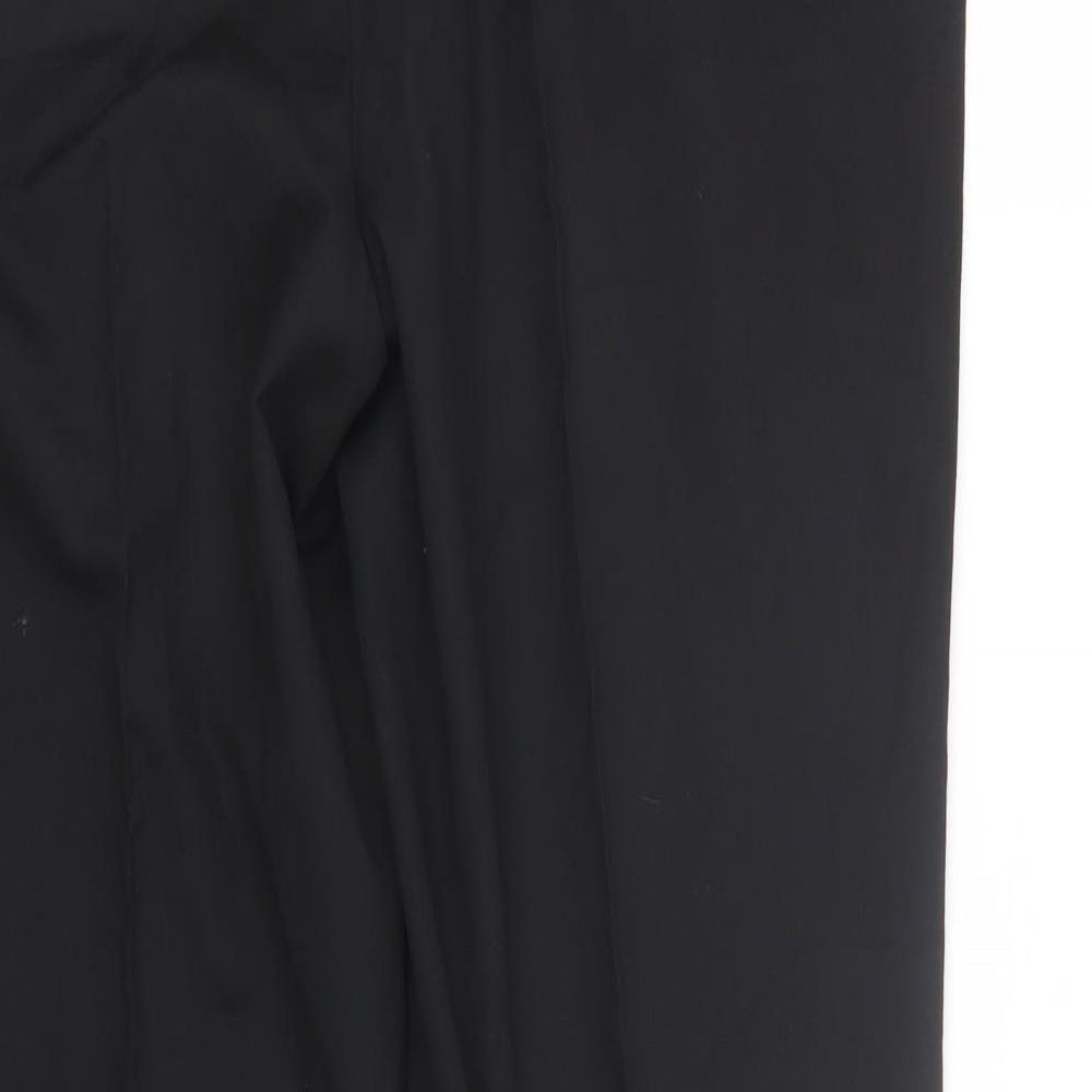 Marks & Spencer Womens Black Trousers Size 40 L30 in