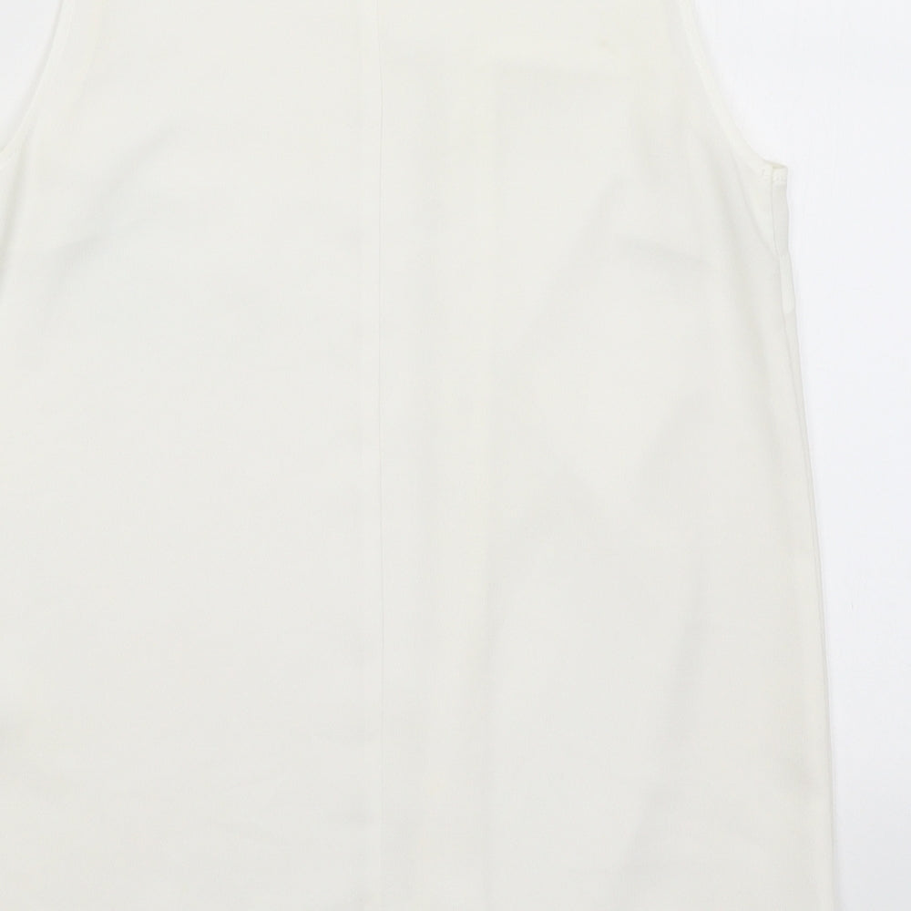 ASOS Womens White Basic Tank Size 8
