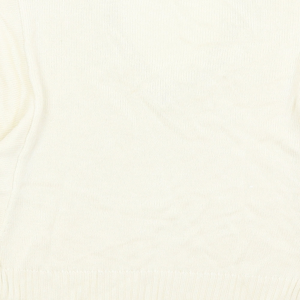 Coecis Womens Ivory Pullover Jumper Size L