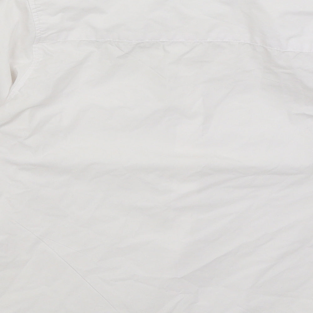 Pep & Co Boys White Basic Button-Up Size 8-9 Years