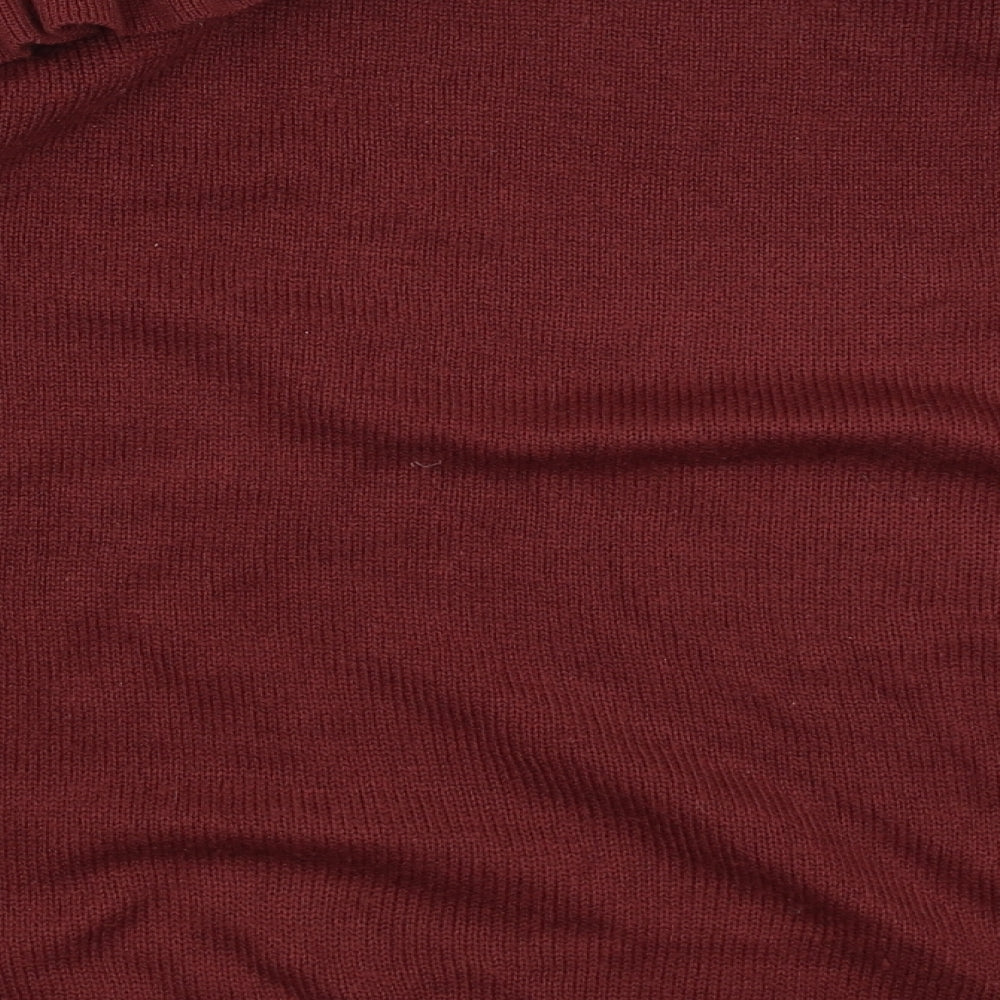 Papaya Womens Red Pullover Jumper Size M