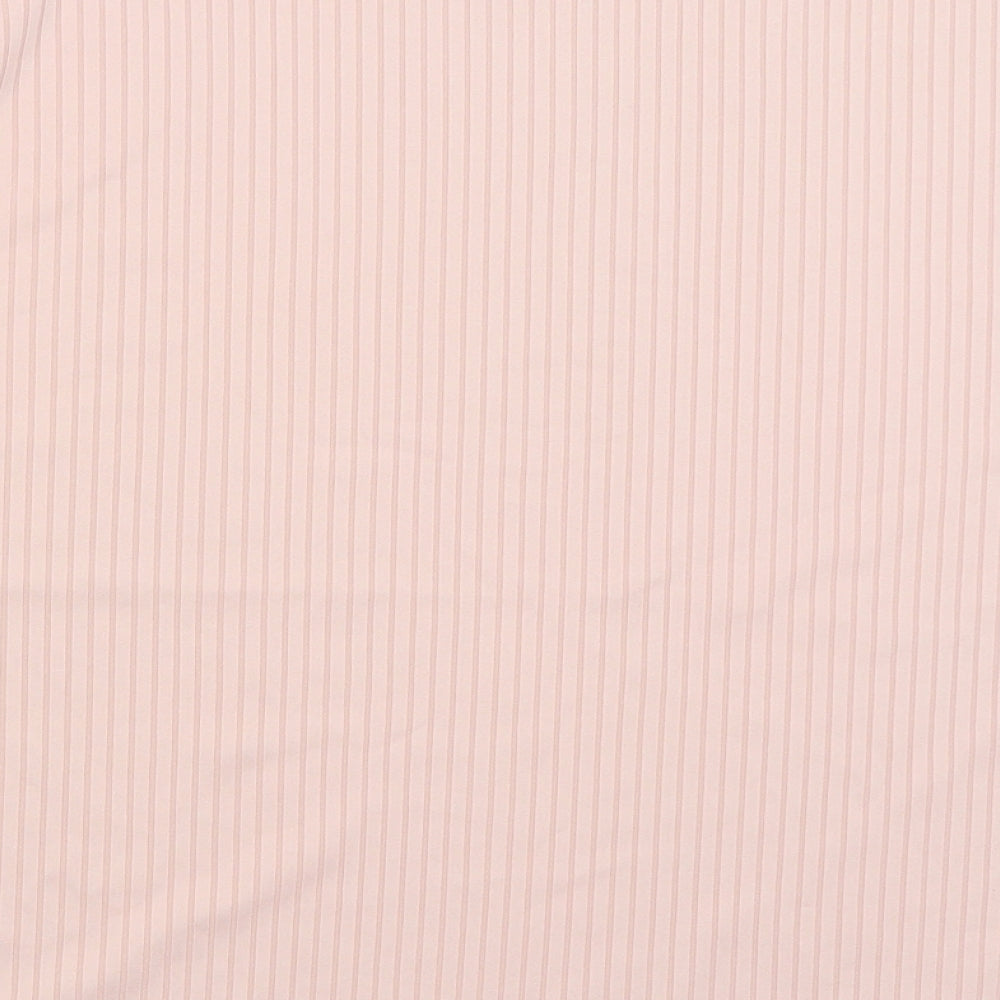 Nasty Gal Womens Pink Basic T-Shirt Size 12
