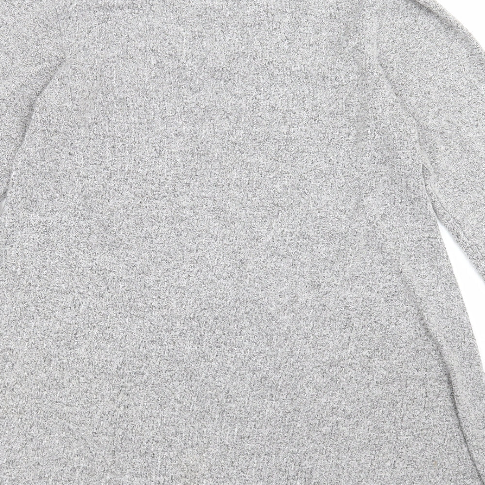 COIN 1804 Womens Grey Knit Pullover Jumper Size M