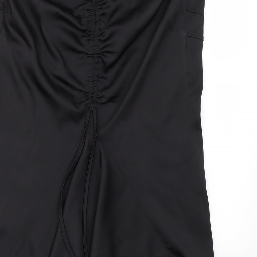 RIVER ISLAND Womens Black A-Line Skirt Size 34