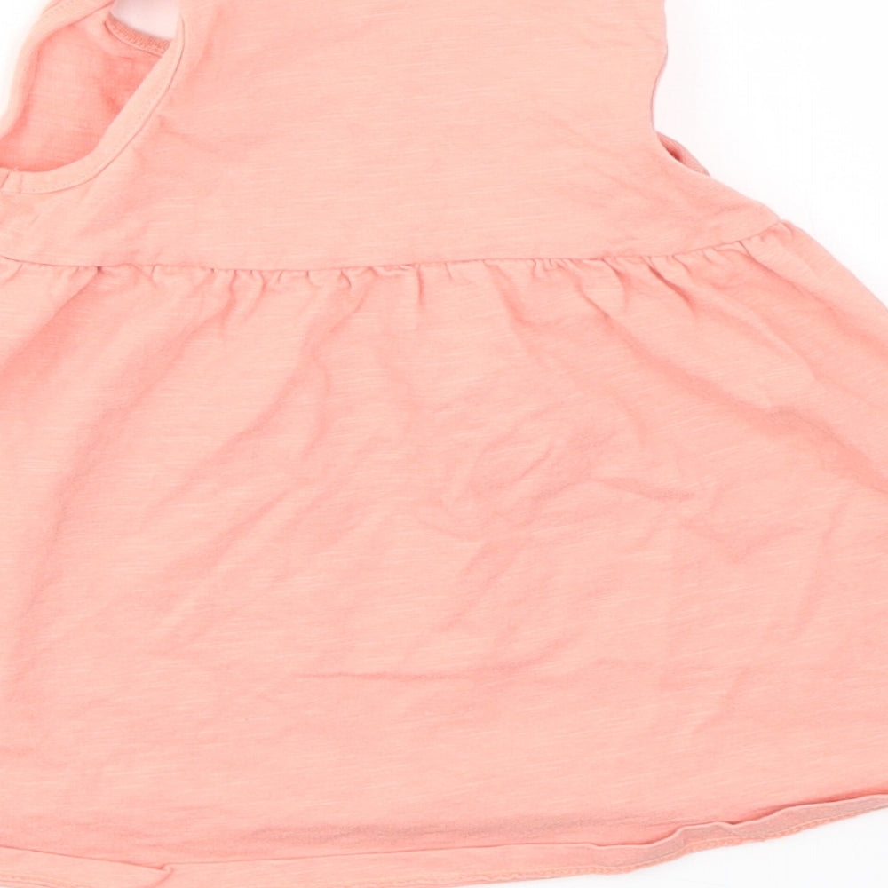 Nutmeg Girls Pink Basic T-Shirt Size 3-6 Months