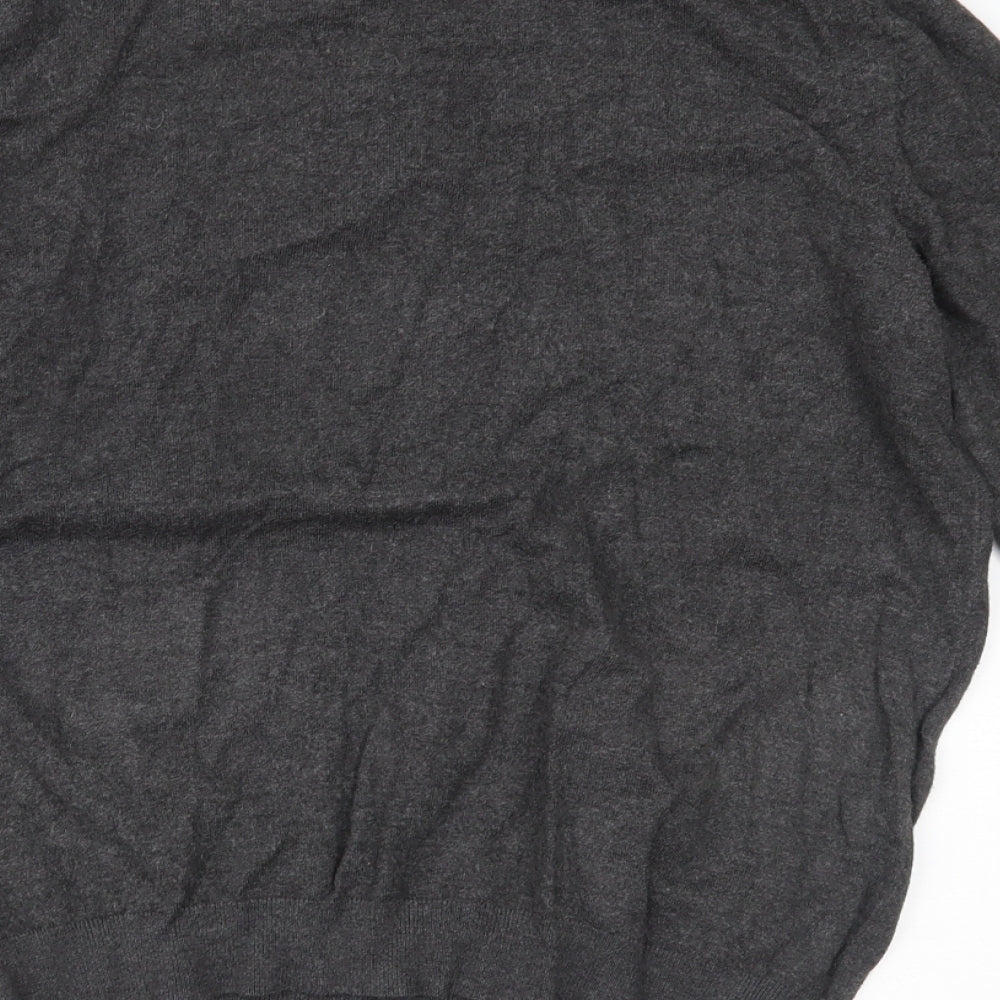 Zara Mens Grey Pullover Jumper Size M