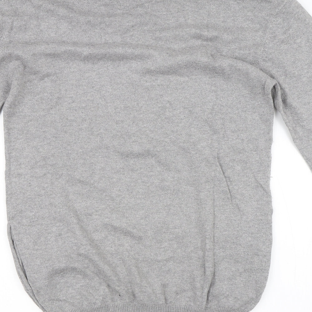 Blend She Womens Grey Pullover Jumper Size M