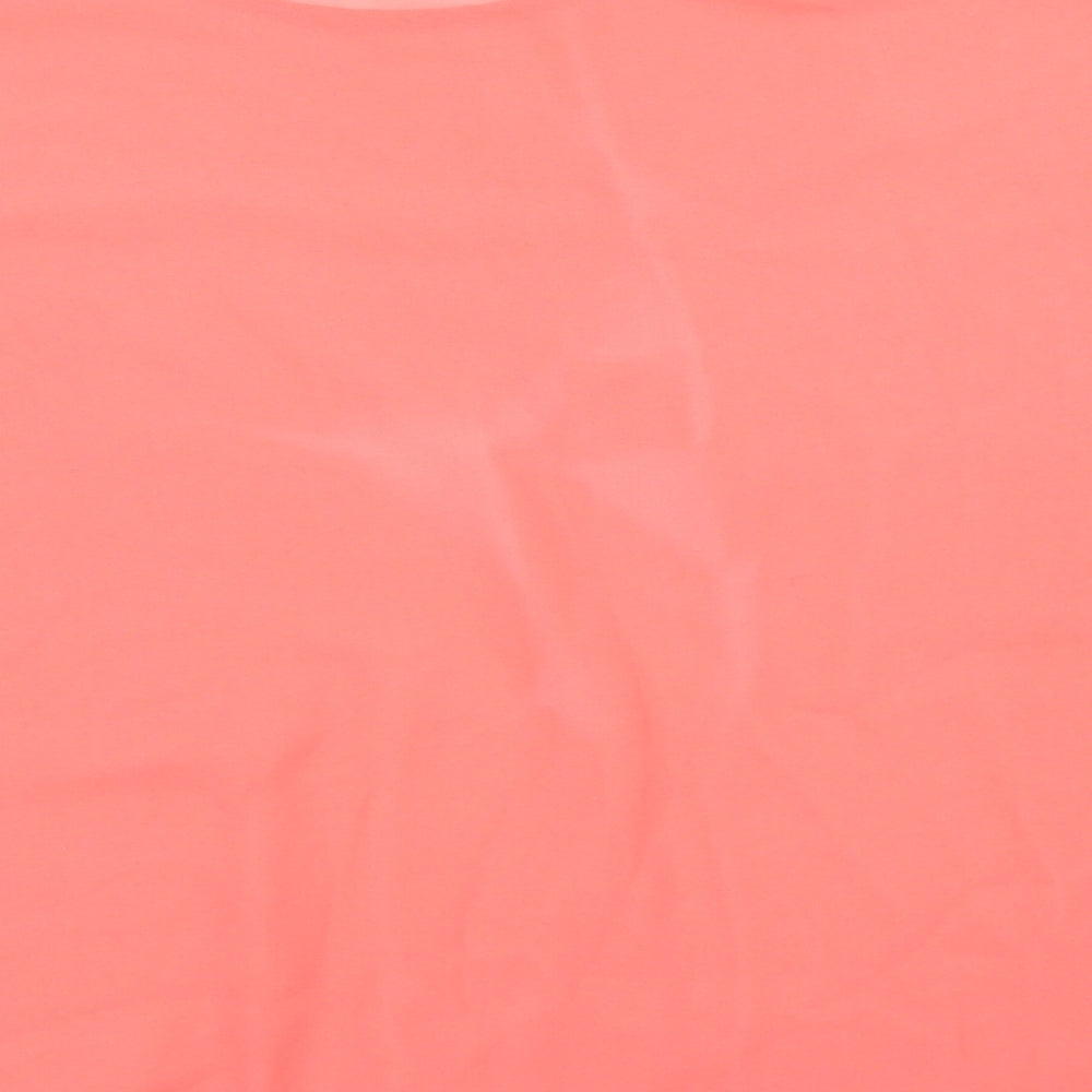 Little Mistress Womens Pink Basic Blouse Size 10