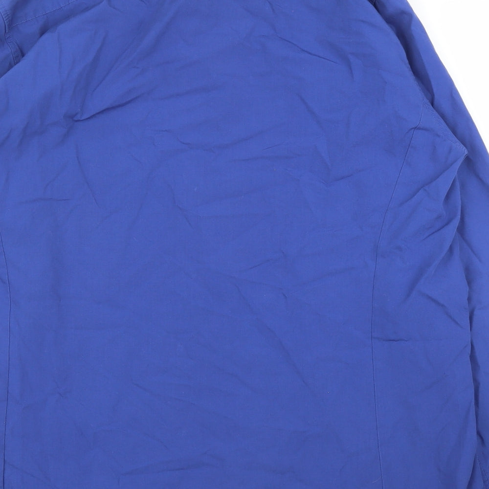 Burton Mens Blue Button-Up Size XL