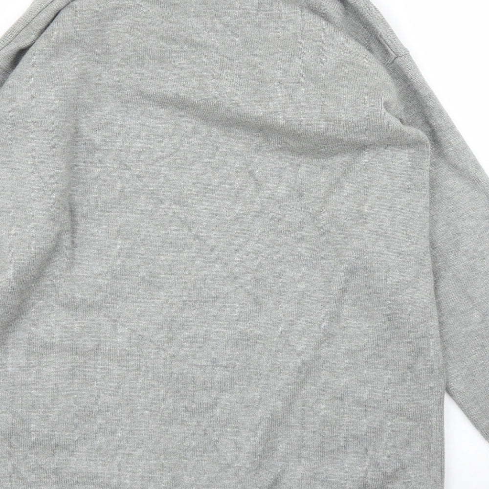 Cameo Rose Womens Grey Tunic Jumper Size M
