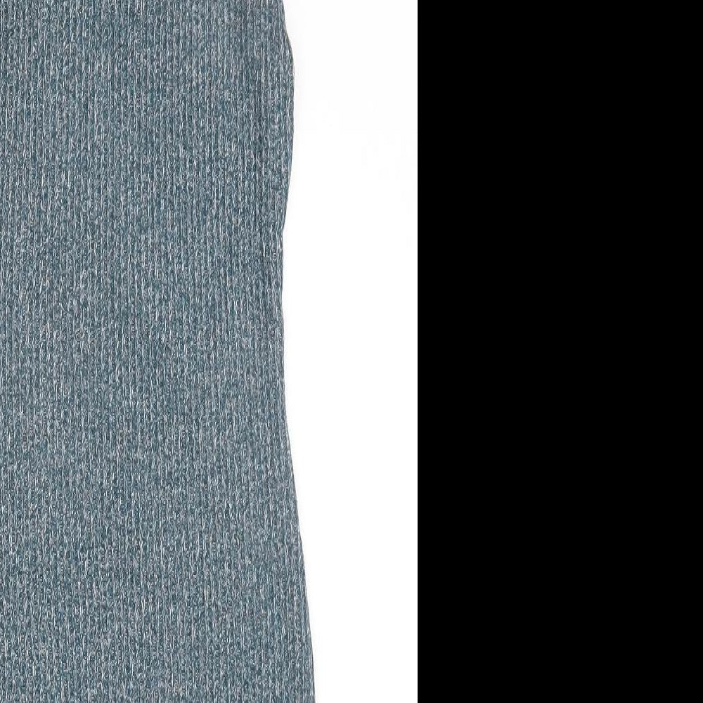 Topshop Womens Green A-Line Size 6