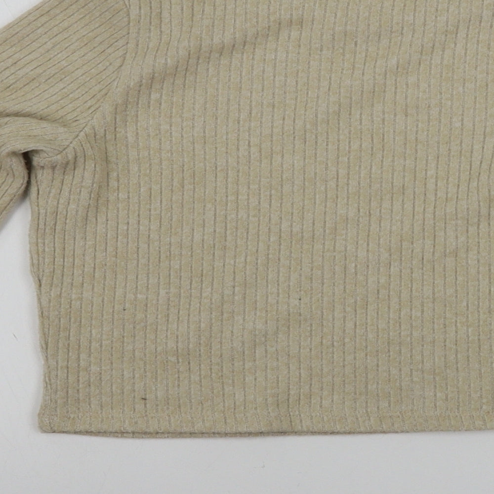 Matalan Girls Beige Pullover Jumper Size 12 Years