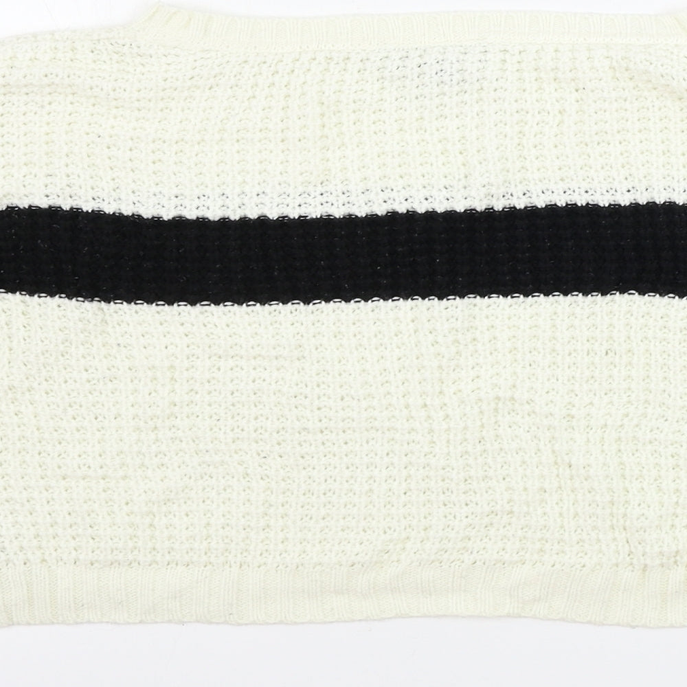 Topshop Womens Ivory Pullover Jumper Size 8
