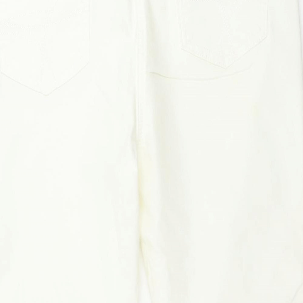 M&Co Womens Ivory Trousers Size 12 L20 in