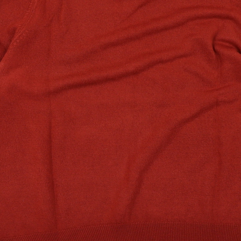 Marks & Spencer Womens Orange Pullover Sweatshirt Size 10