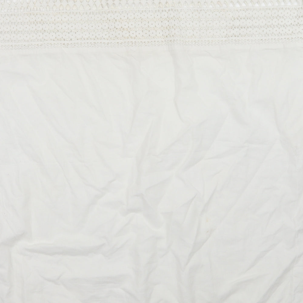 NEXT beach Womens White A-Line Size M