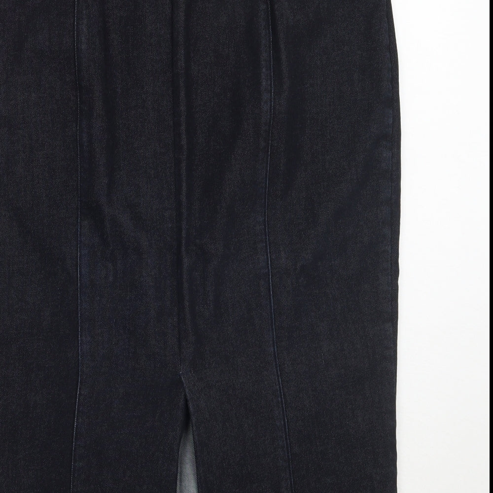 Marks & Spencer Womens Blue Straight & Pencil Skirt Size 12