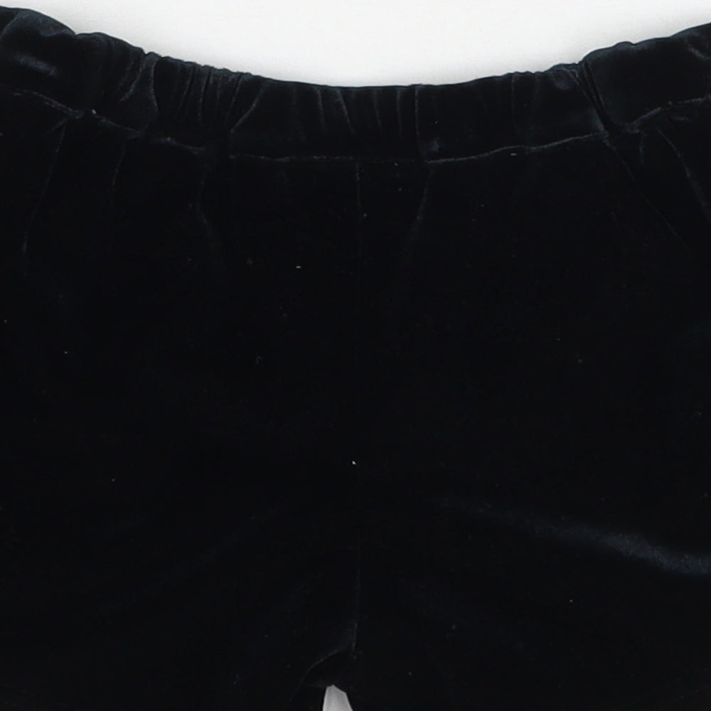Marks & Spencer Girls Black Sailor Shorts Size 2-3 Years