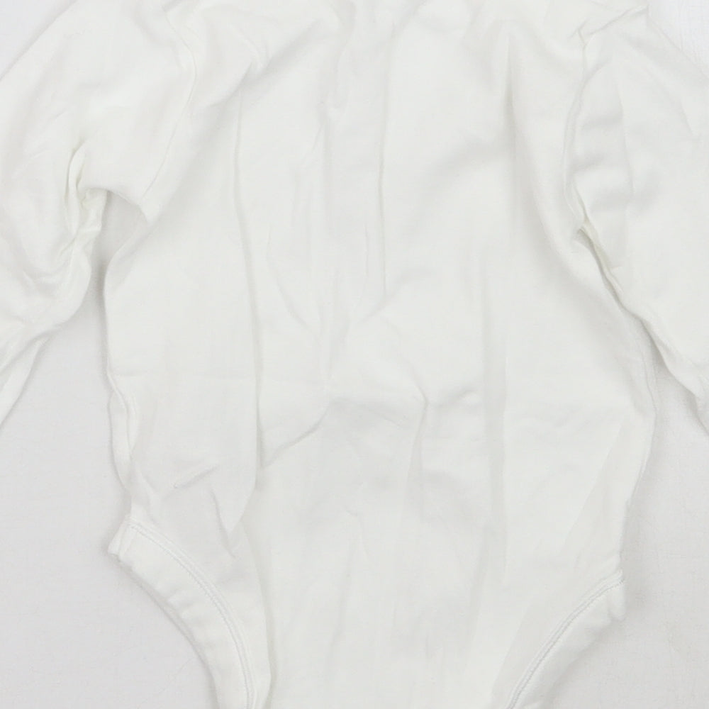 Mothercare Girls White Babygrow One-Piece Size 18-24 Months
