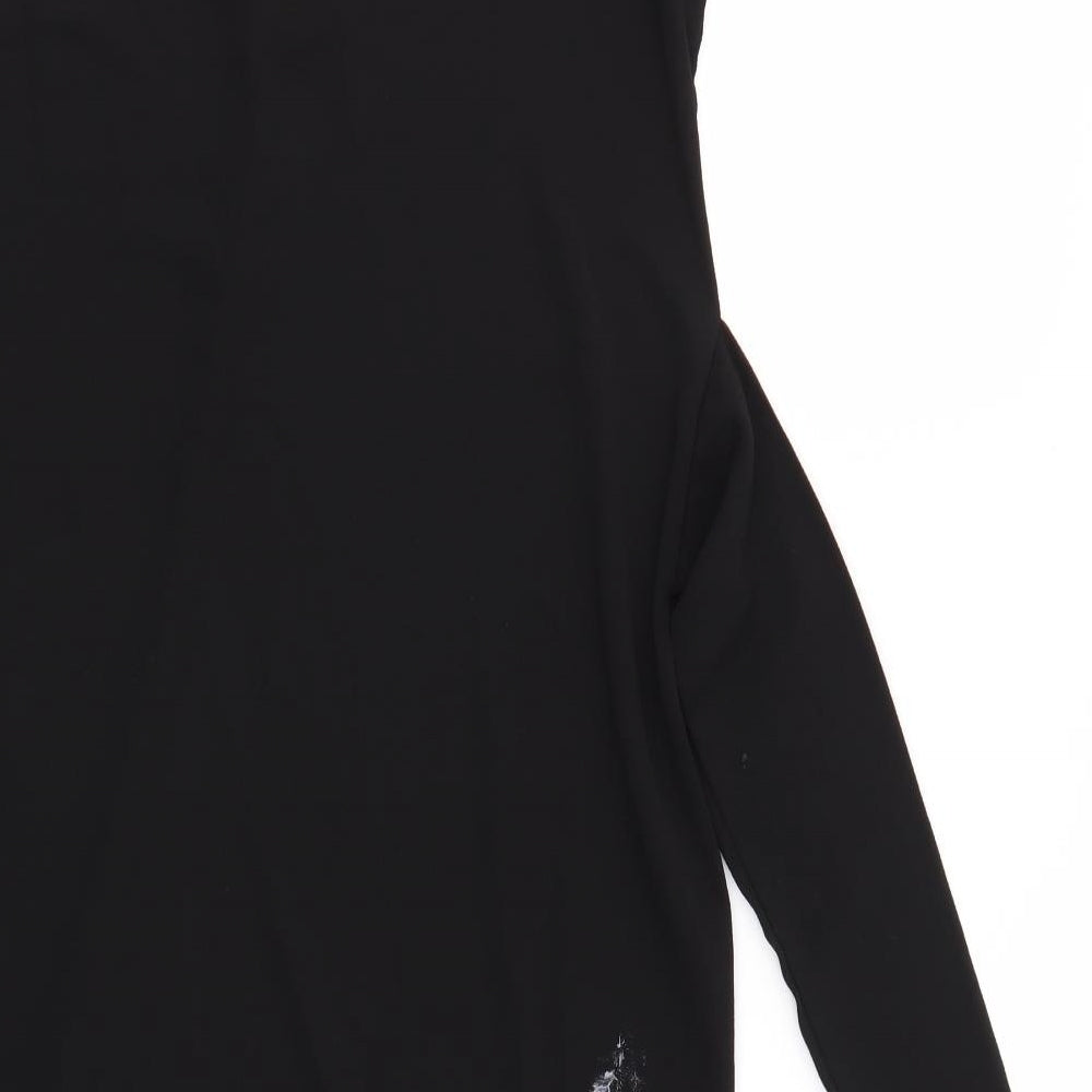 Daisy Street Womens Black Shirt Dress Size 8