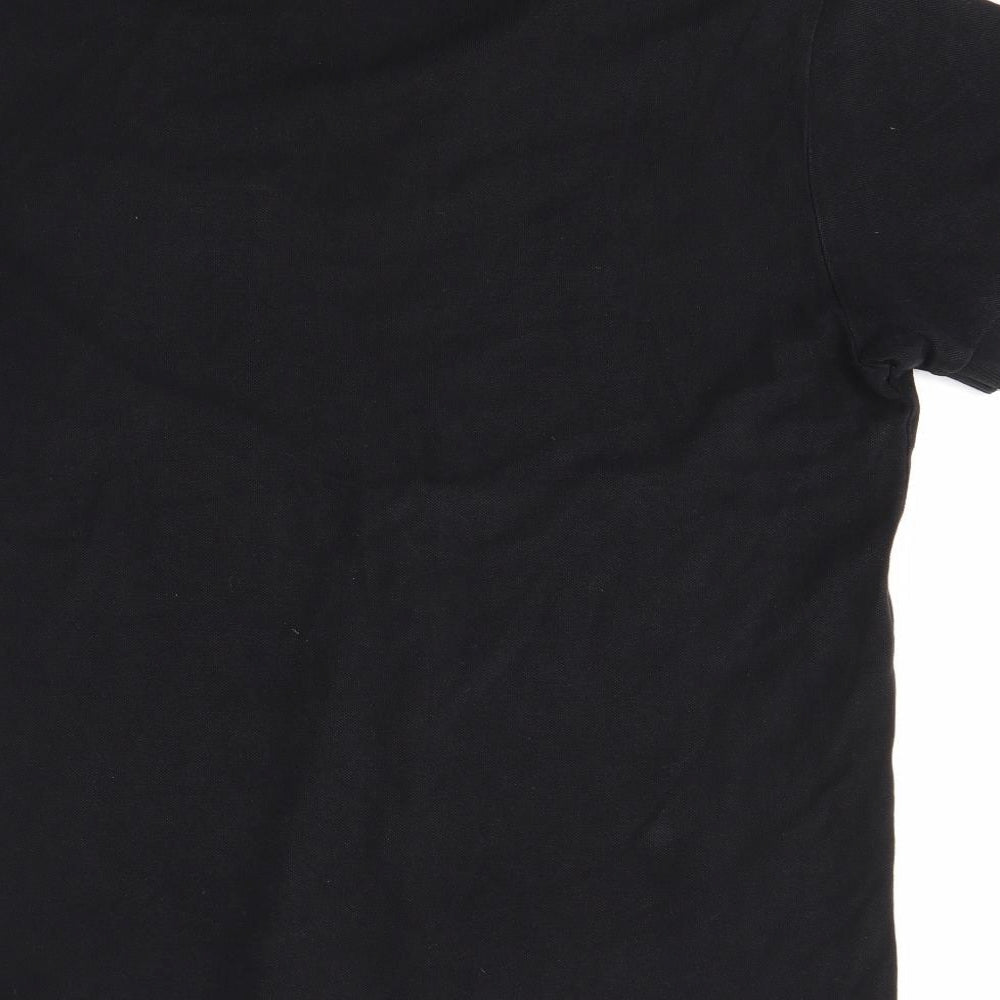 George Mens Black Polo Size M - LOCK KEEPER'S PUB