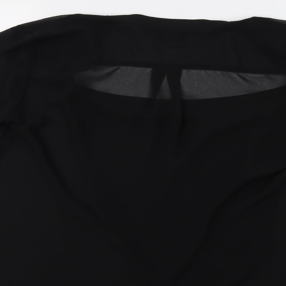 ASOS Womens Black Basic Blouse Size 10