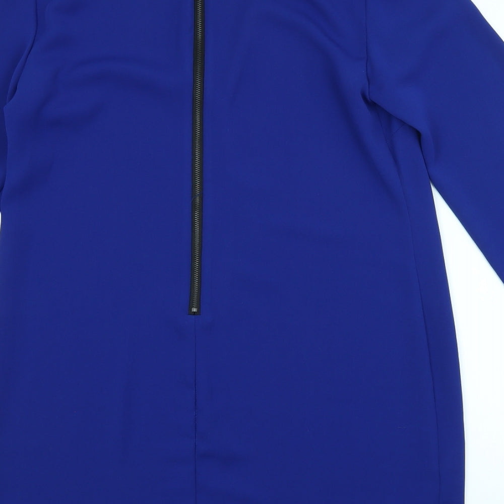Warehouse Womens Blue A-Line Size 12