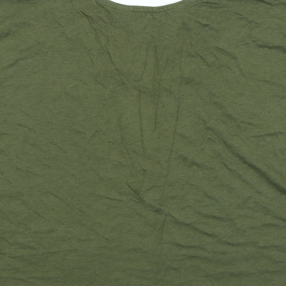 New Look Girls Green Cropped T-Shirt Size 12-13 Years