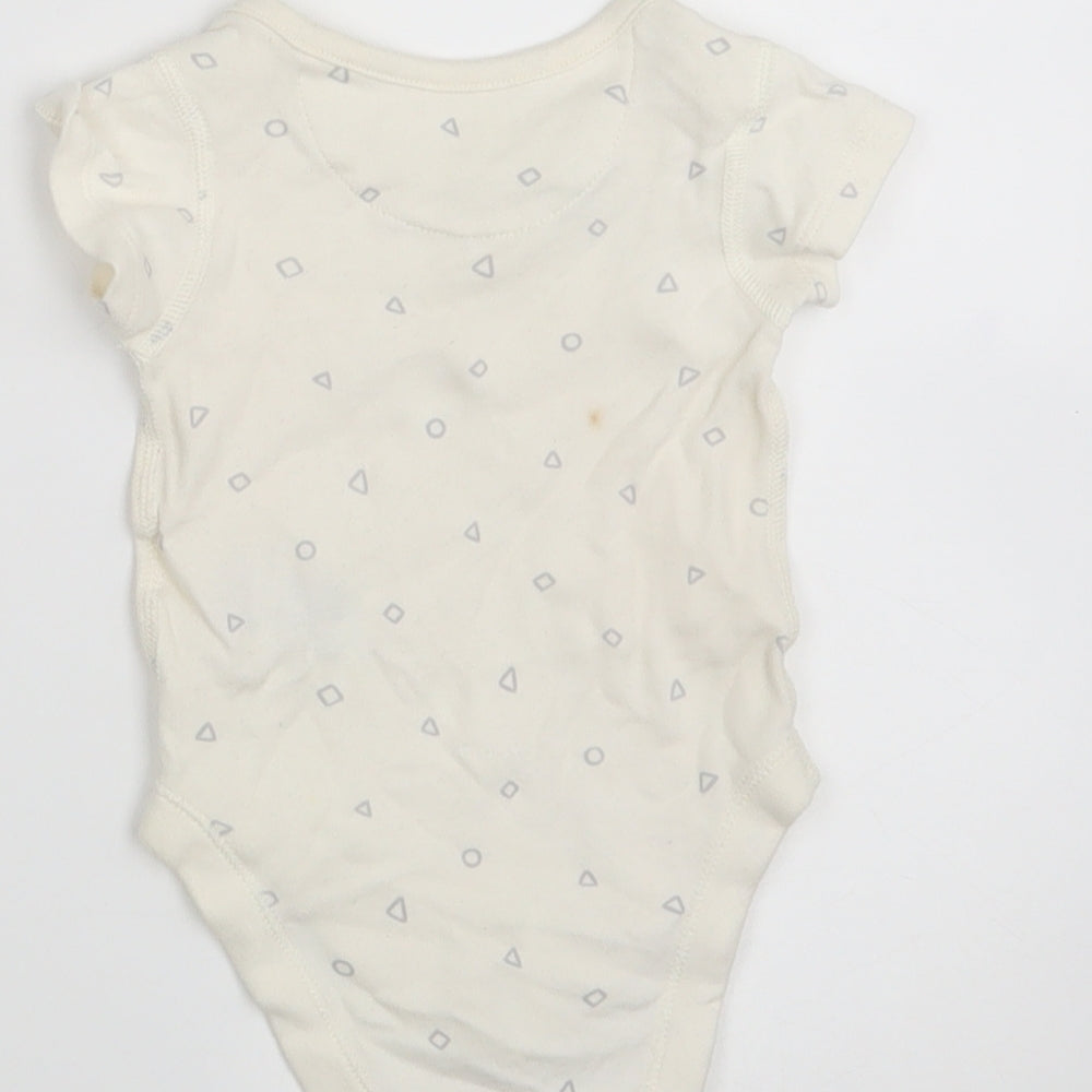 Marks & Spencer Baby Ivory Polka Dot Leotard One-Piece Size 0-3 Months