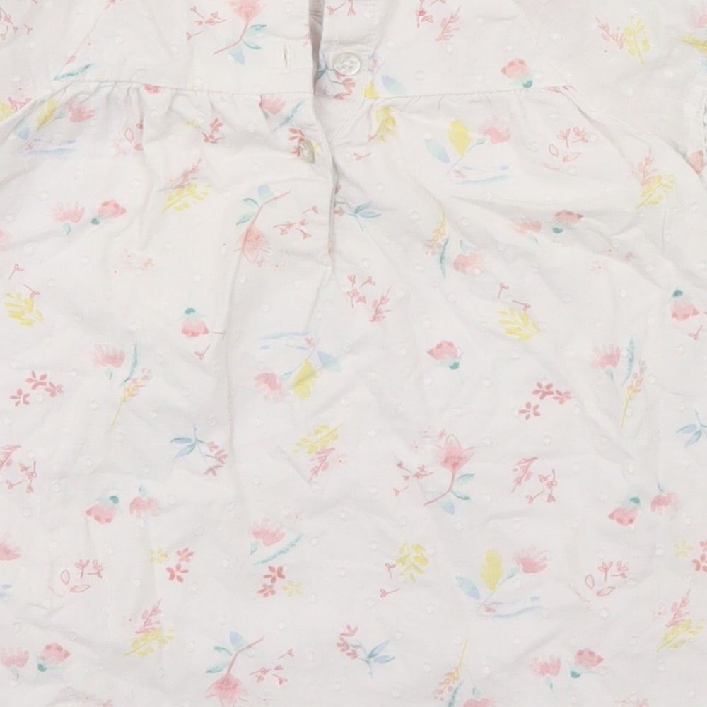George Baby Green Floral A-Line Size 18-24 Months