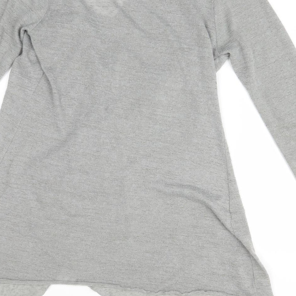 Quiz Womens Grey Wrap Jumper Size 12