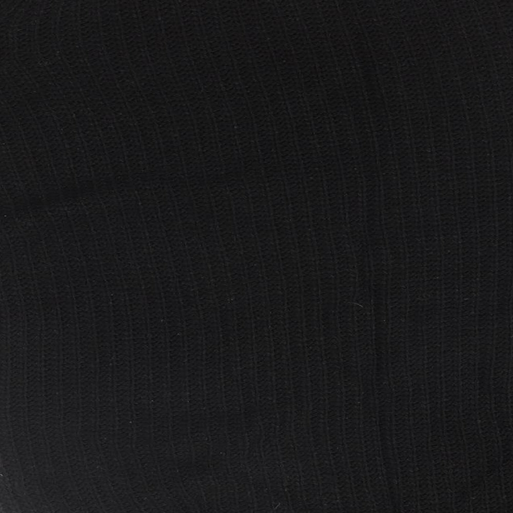 Preworn Womens Black Pullover Jumper One Size - shoulder cut outs