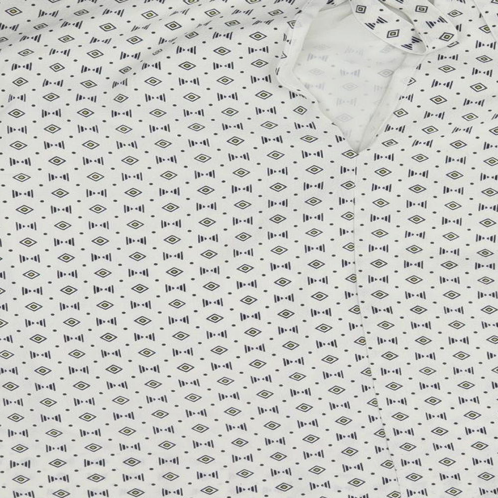 sweewe Womens White Basic Blouse Size S -