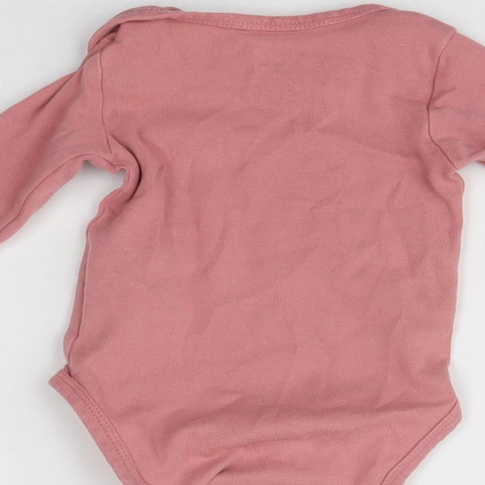 H&M Baby Pink Babygrow One-Piece Size 0-3 Months