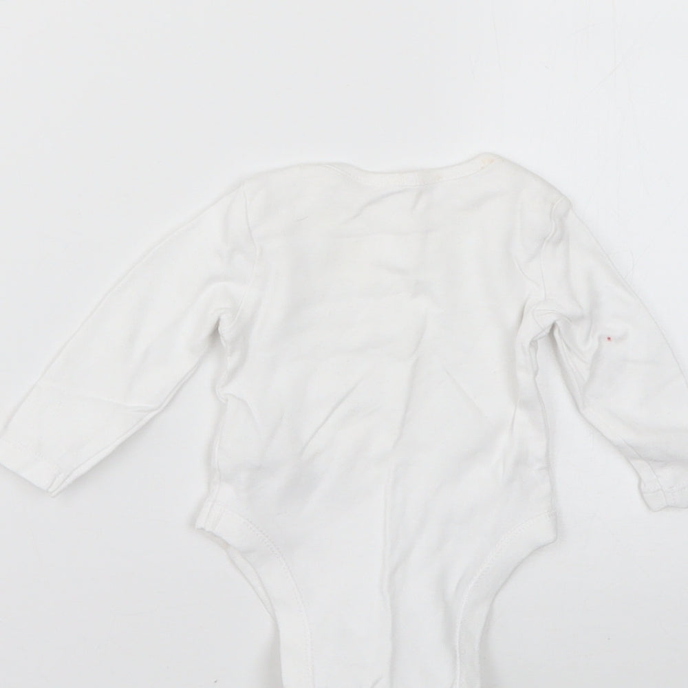 F&F Baby White Babygrow One-Piece Size 0-3 Months