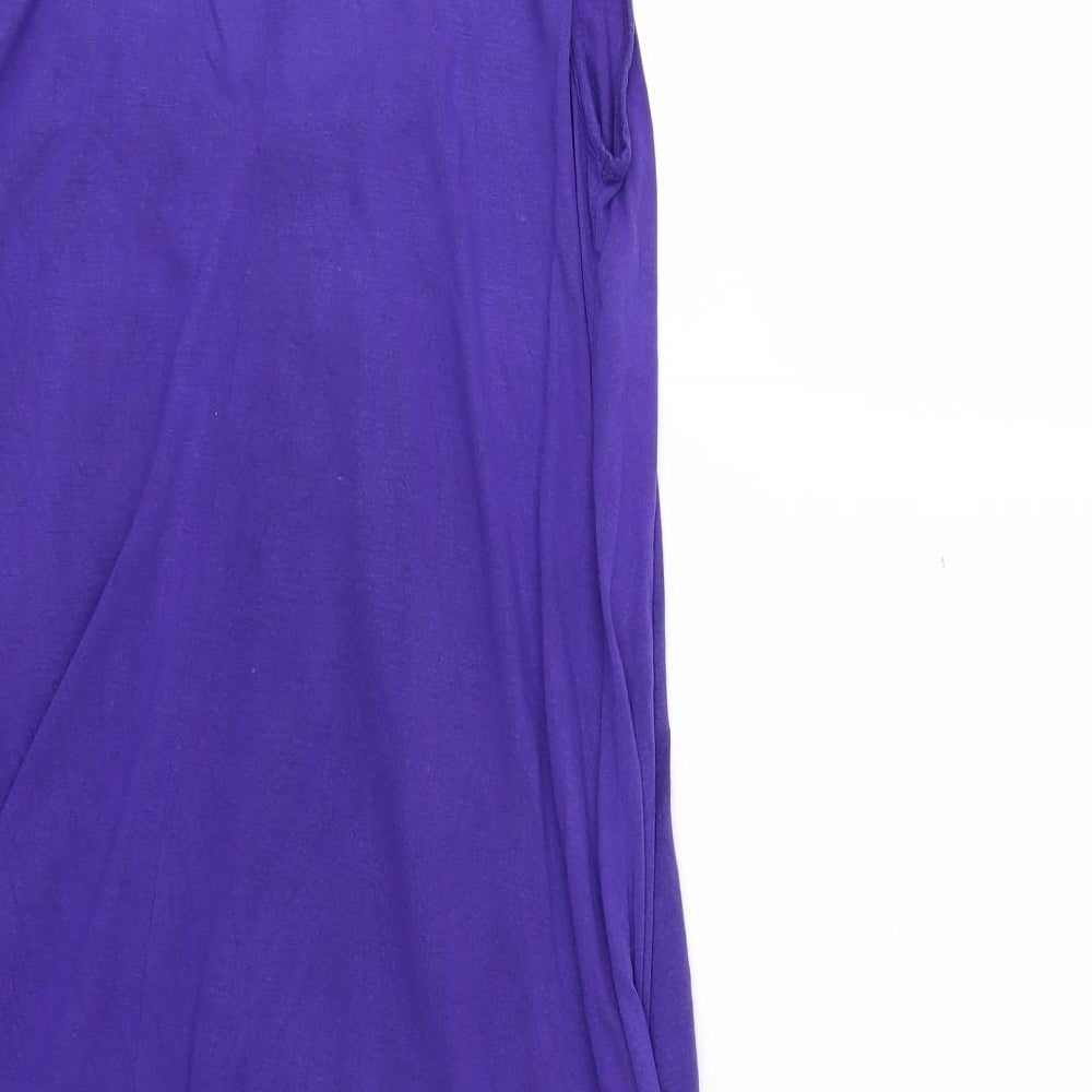 Marks & Spencer Womens Purple T-Shirt Dress Size 8